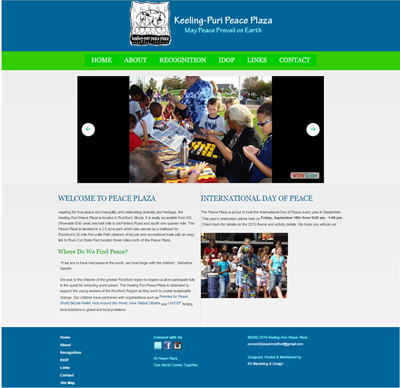 Peace Plaza Responsive Website Design